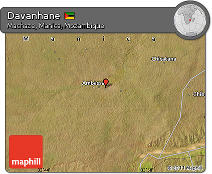 Satellite Map of Davanhane