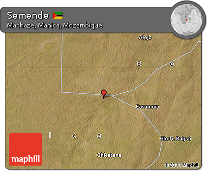 Satellite Map of Semende