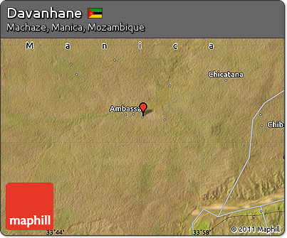 Satellite Map of Davanhane