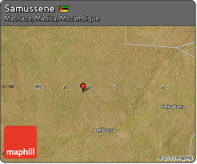 Satellite Map of Samussene