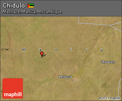 Satellite Map of Chidulo