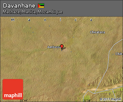 Satellite Map of Davanhane