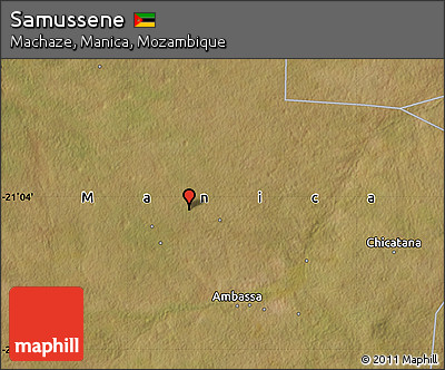 Satellite Map of Samussene