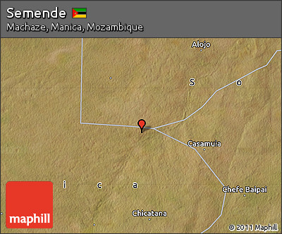 Satellite Map of Semende