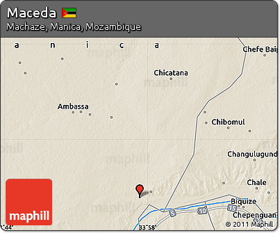 Shaded Relief Map of Maceda