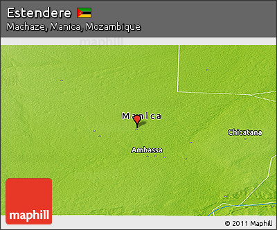 Physical Panoramic Map of Estendere