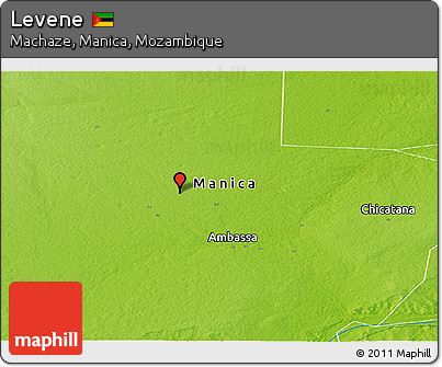 Physical Panoramic Map of Levene