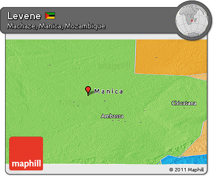 Political Panoramic Map of Levene