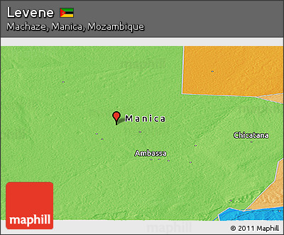 Political Panoramic Map of Levene