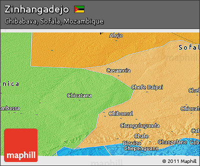 Political Panoramic Map of Zinhangadejo