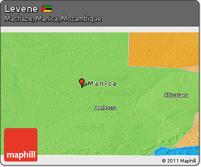 Political Panoramic Map of Levene