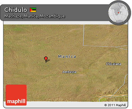 Satellite Panoramic Map of Chidulo