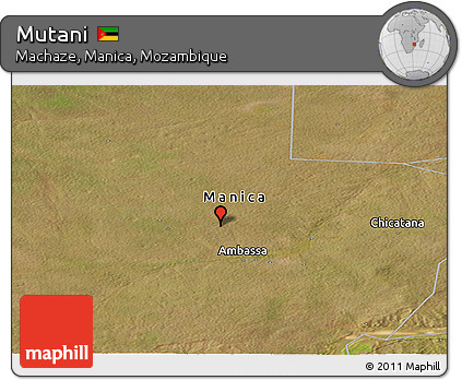 Satellite Panoramic Map of Mutani