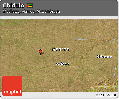 Satellite Panoramic Map of Chidulo