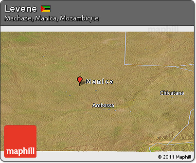 Satellite Panoramic Map of Levene