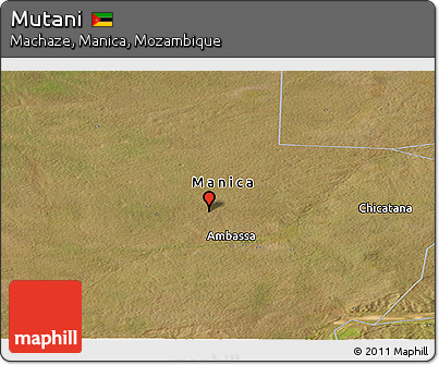 Satellite Panoramic Map of Mutani