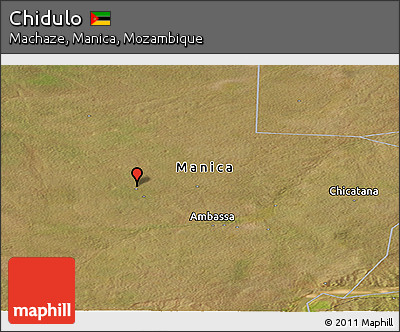 Satellite Panoramic Map of Chidulo