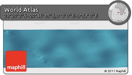 Satellite Panoramic Map of the Area around 21° 3' 11" S, 3° 28' 30" E
