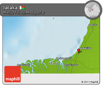 Physical 3D Map of Iataka