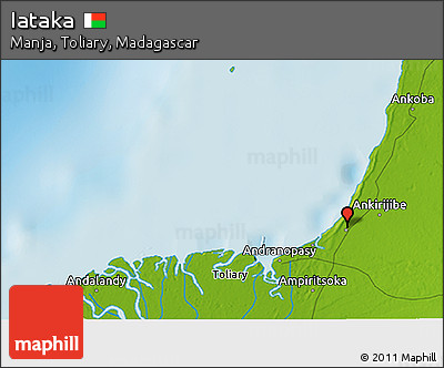 Physical 3D Map of Iataka