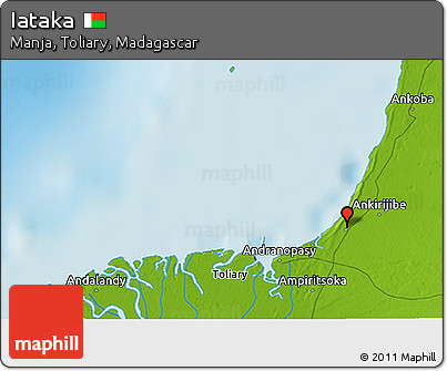 Physical 3D Map of Iataka