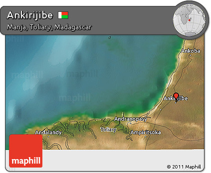 Satellite 3D Map of Ankirijibe
