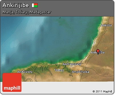 Satellite 3D Map of Ankirijibe