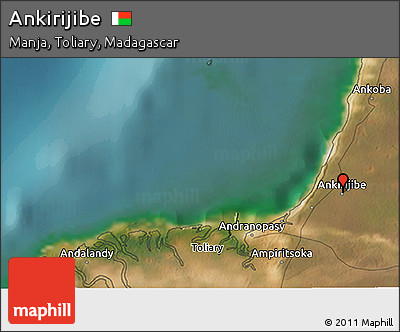 Satellite 3D Map of Ankirijibe