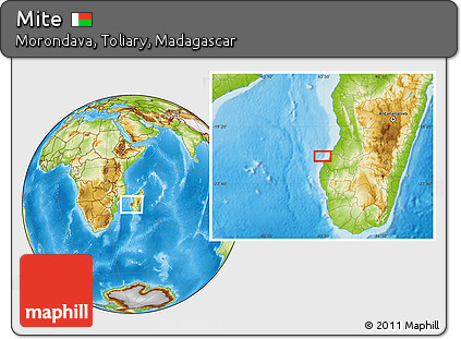 Physical Location Map of Mite