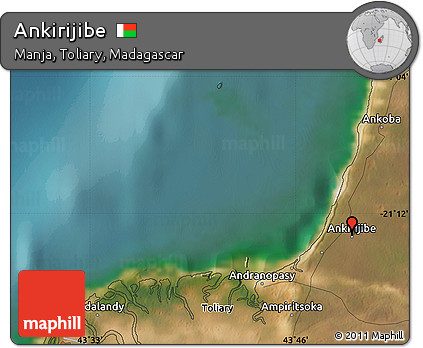 Satellite Map of Ankirijibe