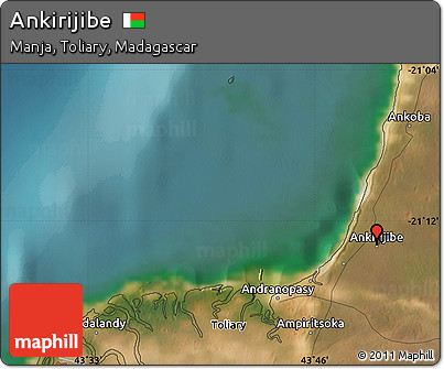Satellite Map of Ankirijibe