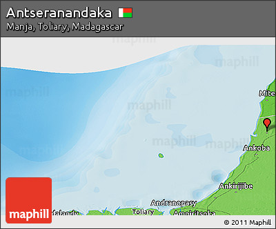 Political Panoramic Map of Antseranandaka
