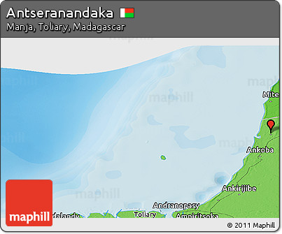 Political Panoramic Map of Antseranandaka