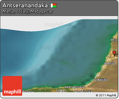 Satellite Panoramic Map of Antseranandaka