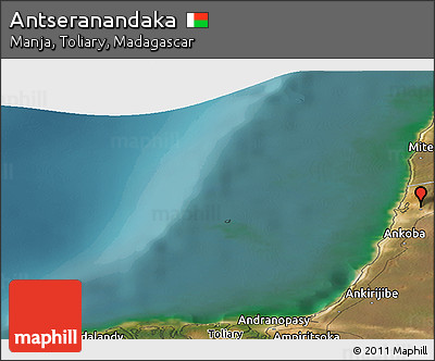 Satellite Panoramic Map of Antseranandaka