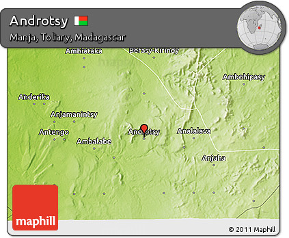 Physical 3D Map of Androtsy