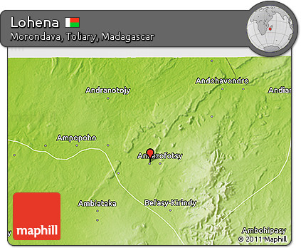 Physical 3D Map of Lohena