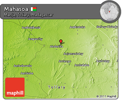 Physical 3D Map of Mahasoa