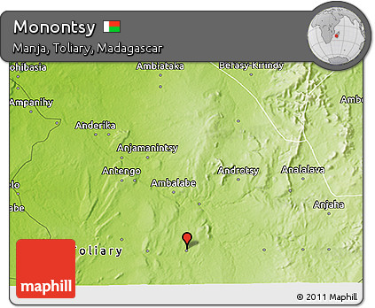Physical 3D Map of Monontsy