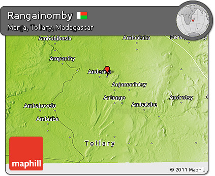 Physical 3D Map of Rangainomby