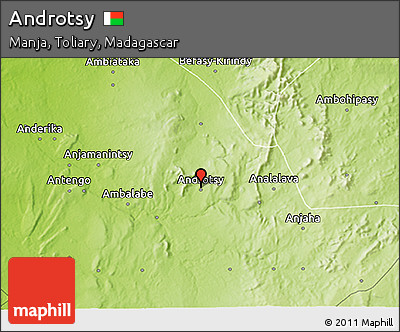 Physical 3D Map of Androtsy