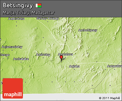 Physical 3D Map of Betsingivy