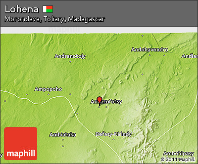Physical 3D Map of Lohena