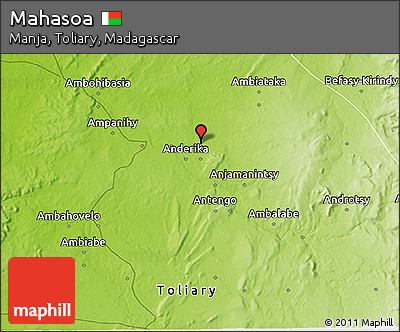 Physical 3D Map of Mahasoa