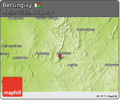 Physical 3D Map of Betsingivy
