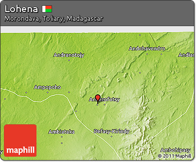 Physical 3D Map of Lohena
