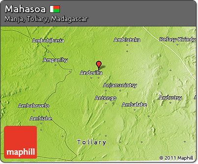 Physical 3D Map of Mahasoa