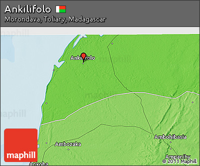 Political 3D Map of Ankilifolo