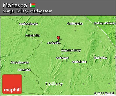 Political 3D Map of Mahasoa