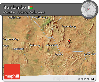Satellite 3D Map of Borilambo